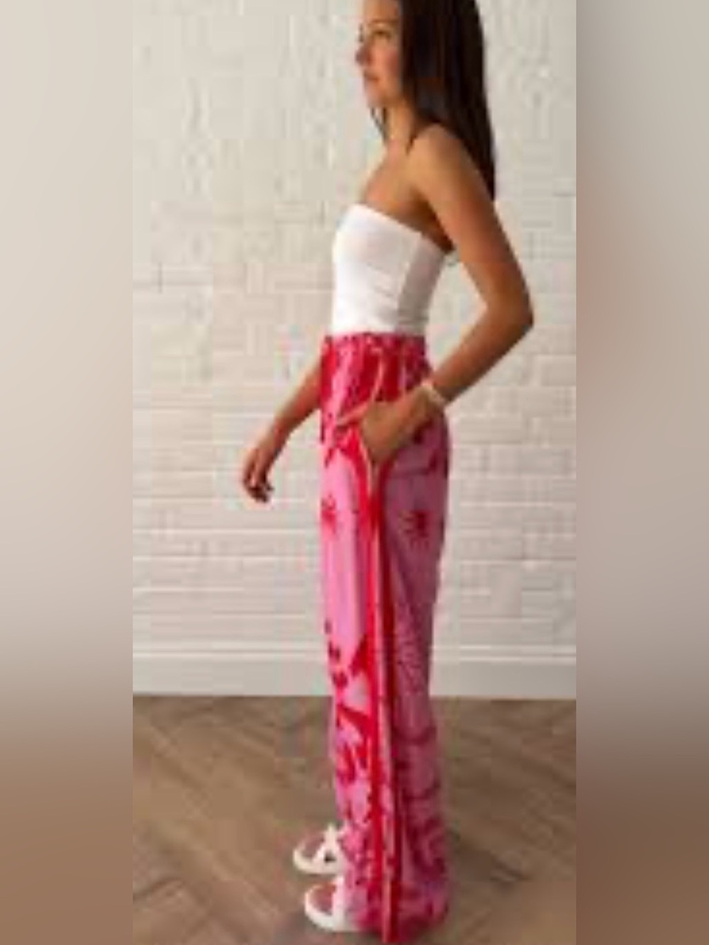 Sienna Sky NWT Rayon and Linen Blend Wide Leg Pants - Picture 6 of 6